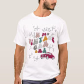 T-shirt Restauration du texte personnalisé du véhicule Vin (Devant)