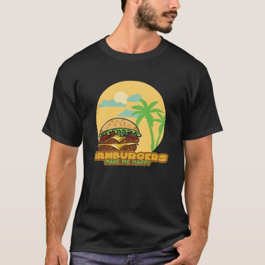 T-shirt Restauration Hamburger (Devant)