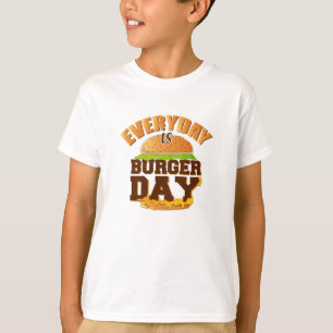 T-shirt Restauration rapide Burger Fromage Drôle Manger Fo
