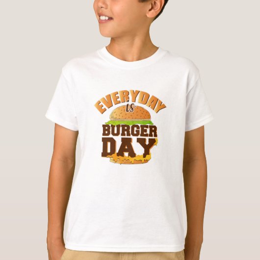 T-shirt Restauration rapide Burger Fromage Drôle Manger Fo (Devant)