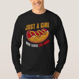 T-shirt Restauration rapide Hot Dog Girls Femmes Franks Sa