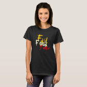 T-shirt Restauration rapide Junkie (Devant entier)