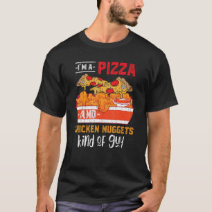 T-shirt Restauration rapide Pizza Poulet Nuggets Foie Poul
