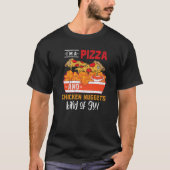 T-shirt Restauration rapide Pizza Poulet Nuggets Foin Poul (Devant)