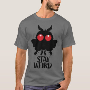 T-shirt Reste Bizarre Mignon Cryptide Mothman Créature Lég
