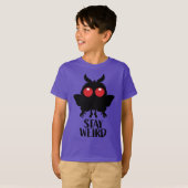 T-shirt Reste Bizarre Mignon Cryptide Mothman Créature Lég (Devant entier)