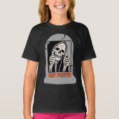 T-SHIRT RESTE POSITIVE SKELETON (Devant)