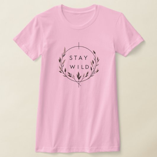T-shirt Reste sauvage (Poser)