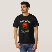 T-shirt Reste Woke. Sow Truth. (Devant entier)
