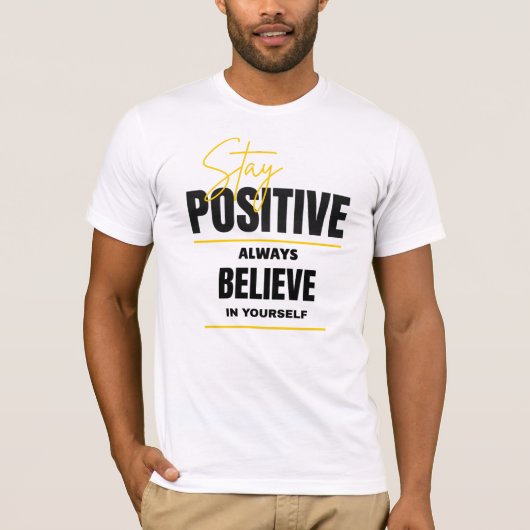 T-shirt Rester positif Vibes Tee (Devant)