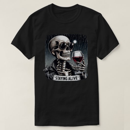 T-shirt Rester vivant (Design devant)