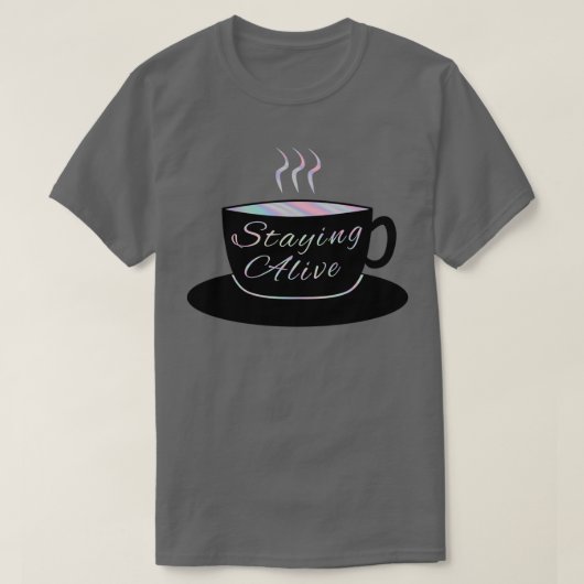 T-shirt Rester vivant Mug (Design devant)