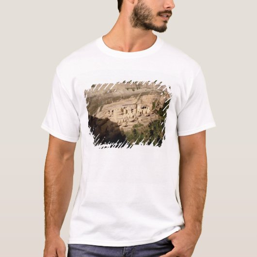 T-shirt Restes des logements de falaise indiens de pueblo (Devant)