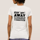 T-shirt Restez à 2 mètres [Parent] (Dos)