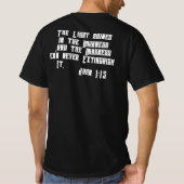 T-shirt Restez à la lumière 2 (Dos)