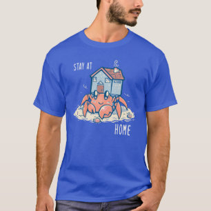 T-shirt Restez à la maison Hermit