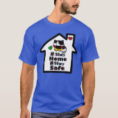 T-shirt 🏠 😷#Restez à la maison Séjournez en sécurité Cof (Devant)