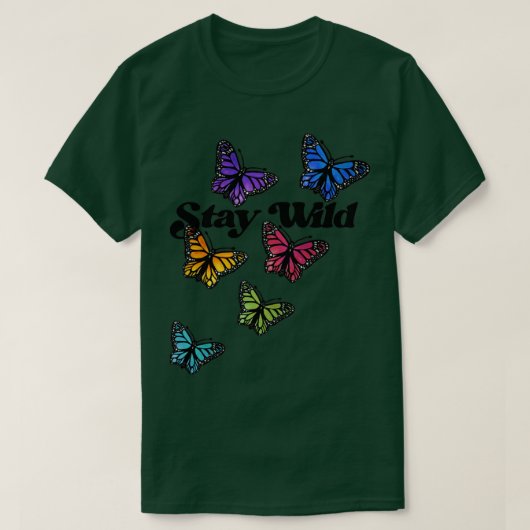 T-shirt Restez à l'abri (Design devant)