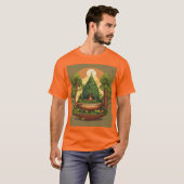 T-shirt Restez à l'abri du graphisme (Devant entier)