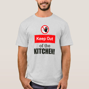 T-shirt Restez à l'écart de la cuisine Drôle Pickleball Me