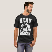 T-shirt Restez affamé vintage (Devant entier)