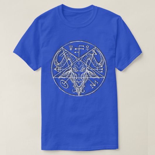 T-shirt Restez bizarre Occulte Baphomet Satanic Chèvre Têt (Design devant)