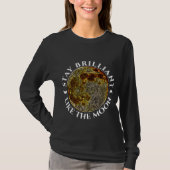 T-shirt Restez brillant comme la lune - Motivationnel (Devant)