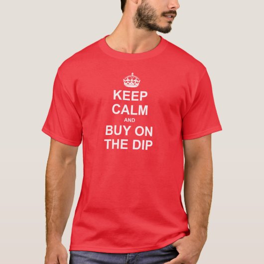 T-shirt Restez Calme Et Achetez À La Plongée (Devant)