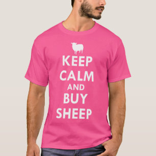 T-shirt Restez Calme Et Achetez Des Moutons