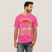 T-shirt Restez Calme Et Capable Sur Capybara Capybara (Devant entier)