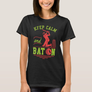 T-shirt Restez Calme Et Chauve Sur Les Ventilateurs Et Ath