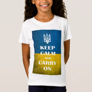 T-Shirt Restez calme et continuez votre trident emblème uk
