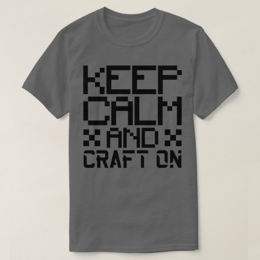 T-shirt Restez calme et embarquez sur 1 (Design devant)