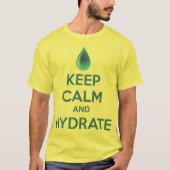 T-shirt Restez Calme Et Hydrate (Devant)