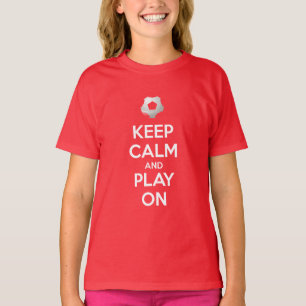 T-shirt Restez calme et jouez