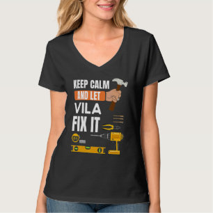 T-shirt Restez Calme Et Laissez Vila Le Corriger Handyman