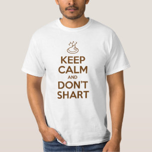 T-shirt Restez calme et ne pas péter