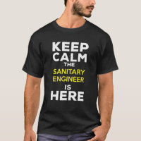 Restez Calme L'Ingénieur Sanitaire Est Là