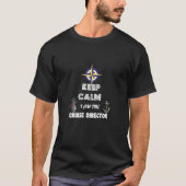 T-shirt Restez Calmes, Je Suis Le Directeur De La Croisièr (Devant)