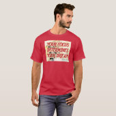 T-shirt restez concentré (Devant entier)