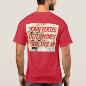 T-shirt restez concentré (Dos)