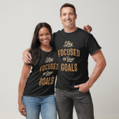 T-shirt Restez concentré sur vos objectifs - Devis motivat (Unisexe)