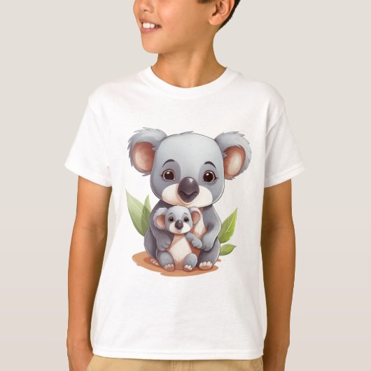 T-shirt Restez confortable comme un Koala - Cute Cosy Koal (Devant)
