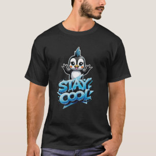 T-shirt Restez Cool Penguin