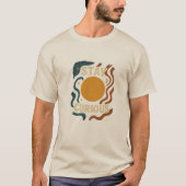 T-Shirt Restez Curieux T-Shirt Retro Sun Graphic (Devant)