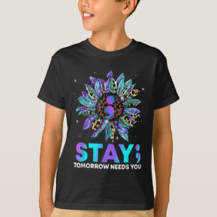 T-shirt Restez; Demain a besoin de vous Sensibilisation à
