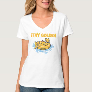 T-shirt Restez Doré, Plage d'Été