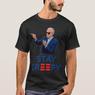 T-shirt Restez drôle et flippant anti Joe Biden Conservate