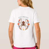 T-shirt Restez Éffrayant Halloween Spider (Dos)