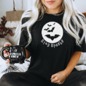 T-shirt Restez Éffrayant Halloween Tee - chauves-souris vo